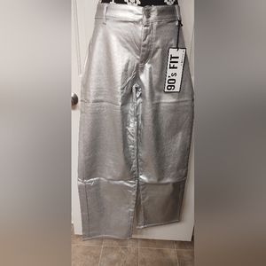 Metallic pants